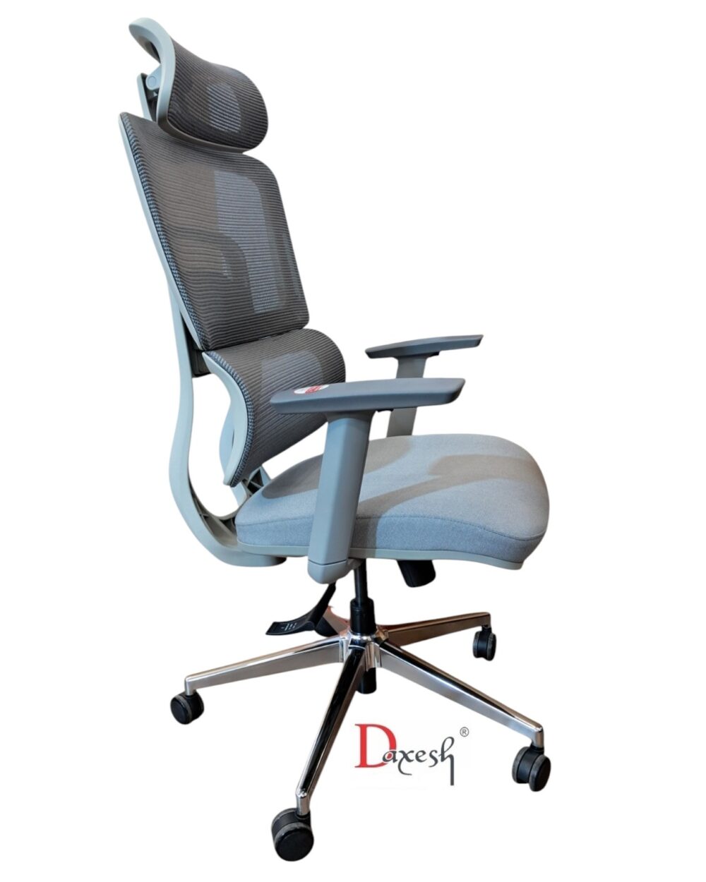 Adaptable Ergonomic Grey Mesh Chair DF - 300 - Image 4