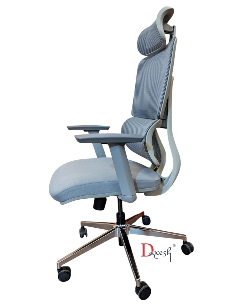 Adaptable Ergonomic Grey Mesh Chair DF - 300 - Image 5
