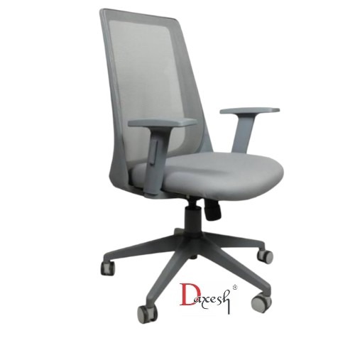 Medium Back Mesh Chair DF - 257 Grey