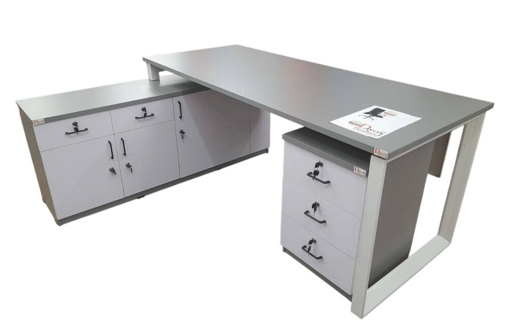Executive L Shaped Desk DF - 500 - Image 4
