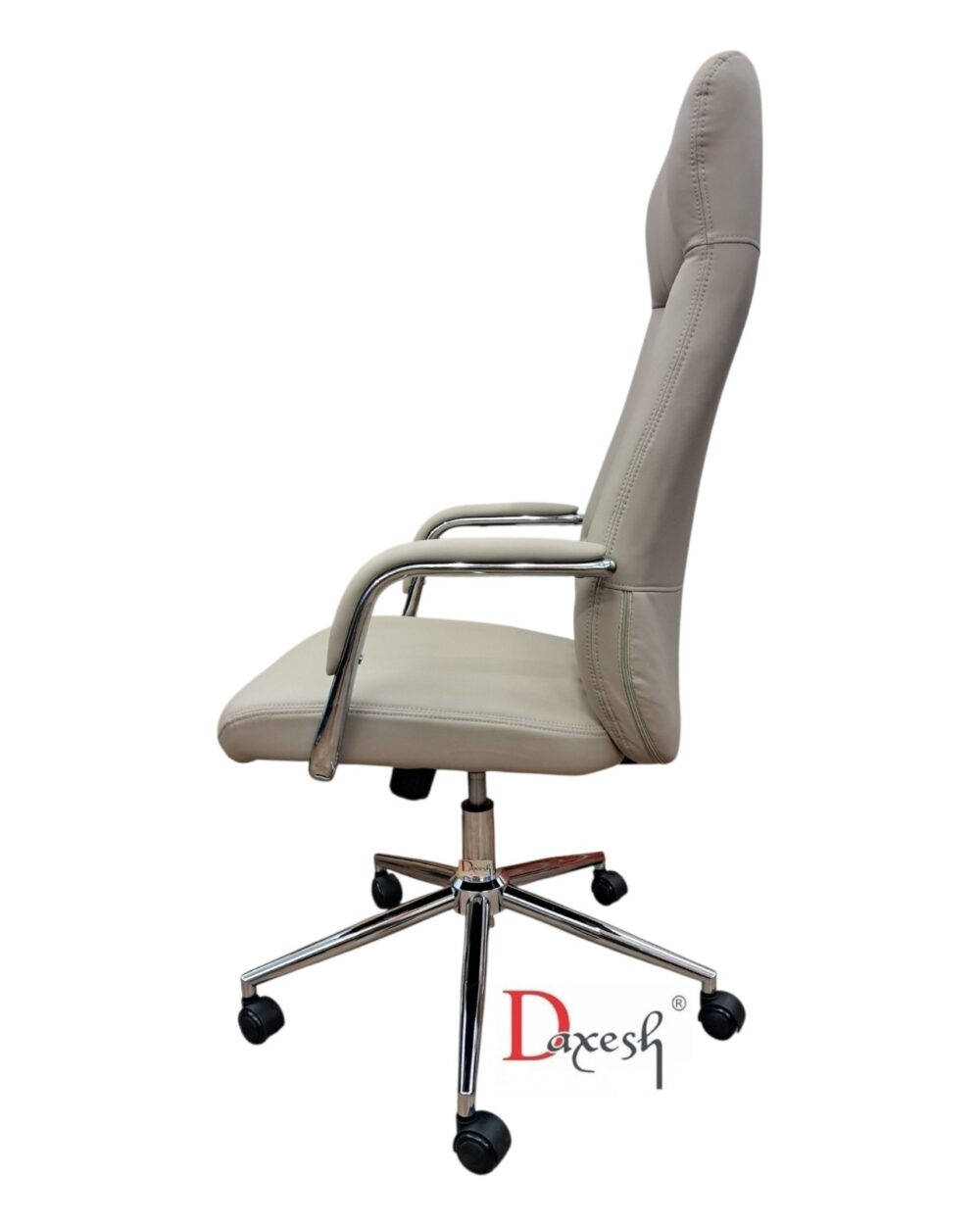 Leatherette Chair DF - 337 Beige - Image 3