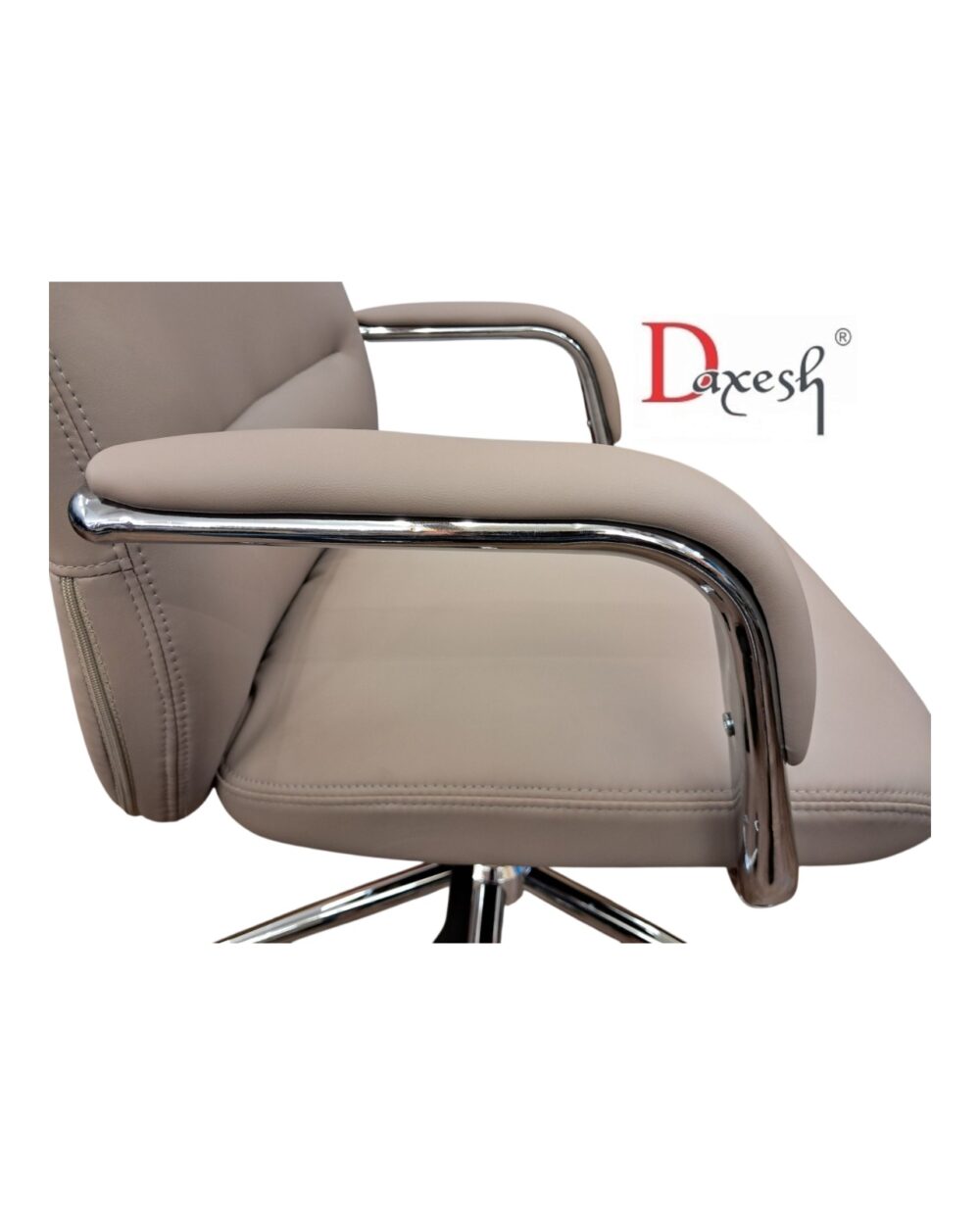 Leatherette Chair DF - 337 Beige - Image 5