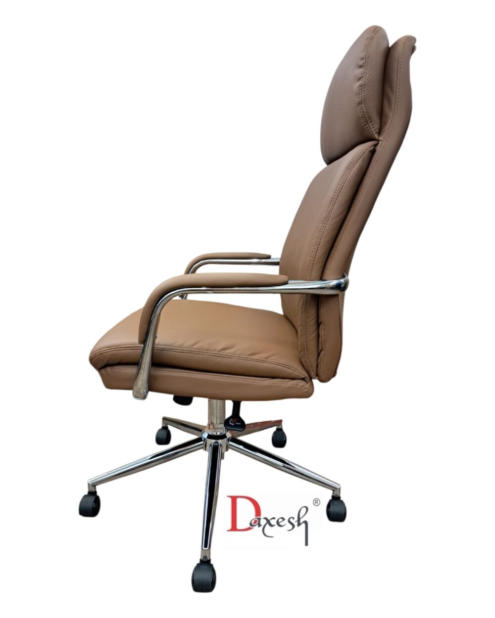 Leatherette Chair DF - 338 Tan - Image 4