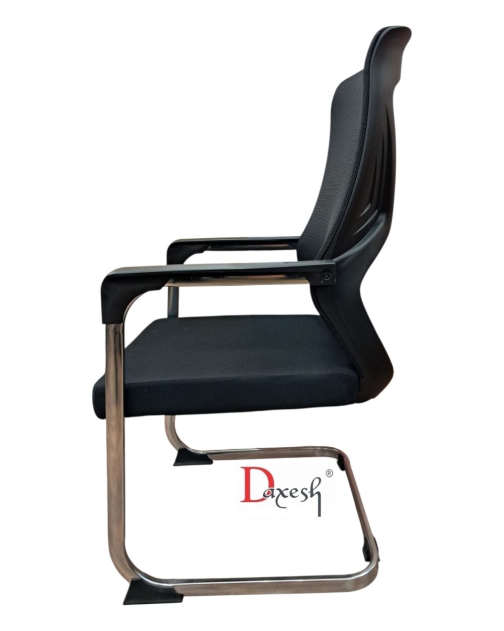 Fixed Chair with Chrome Finish DF - 3090 Black - Image 4