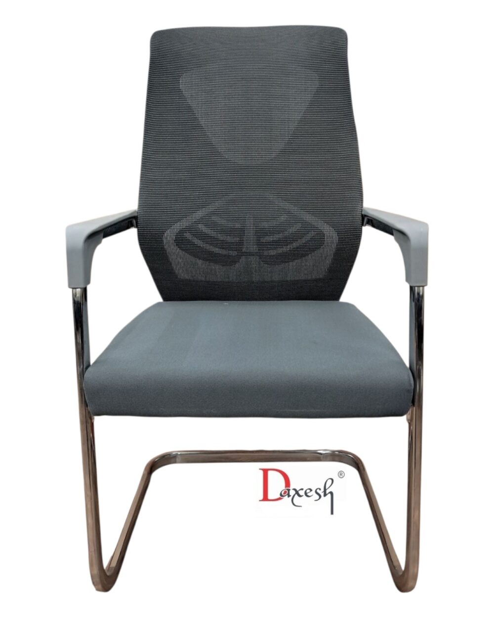 Fixed Chair with Chrome Finish DF - 3090 Grey - Image 4