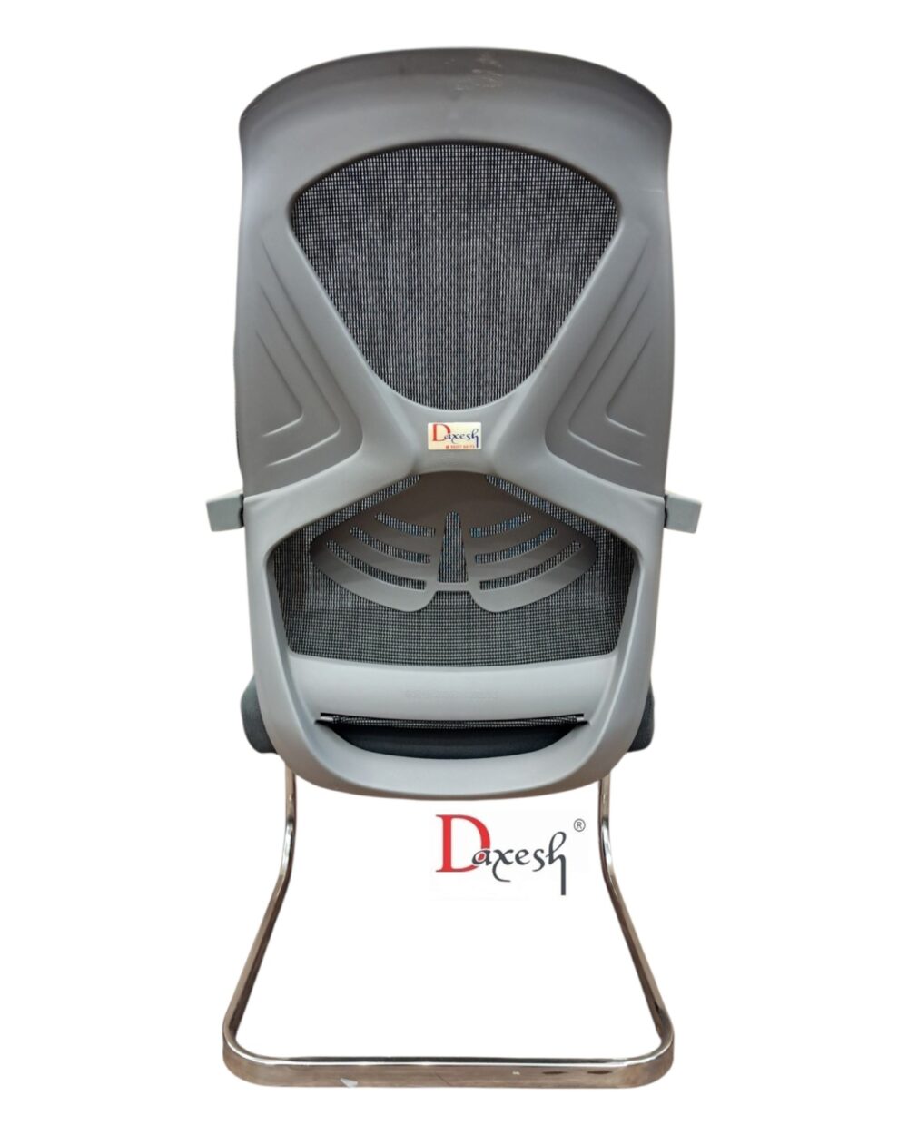 Fixed Chair with Chrome Finish DF - 3090 Grey - Image 2