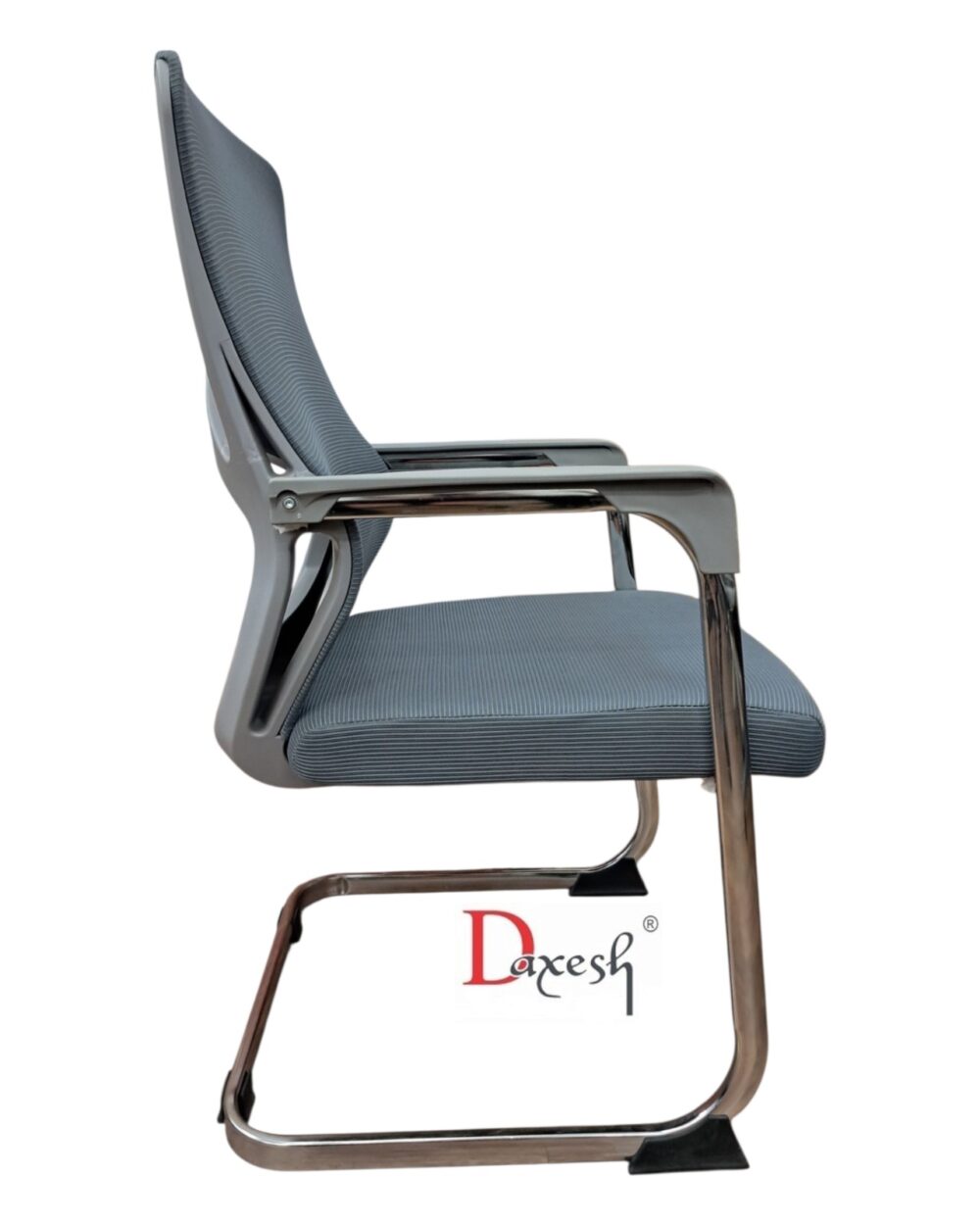 Fixed Chair with Chrome Finish DF - 3091 Grey - Image 3