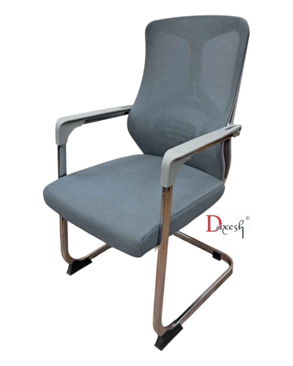 Fixed Chair with Chrome Finish DF - 3091 Grey - Image 5