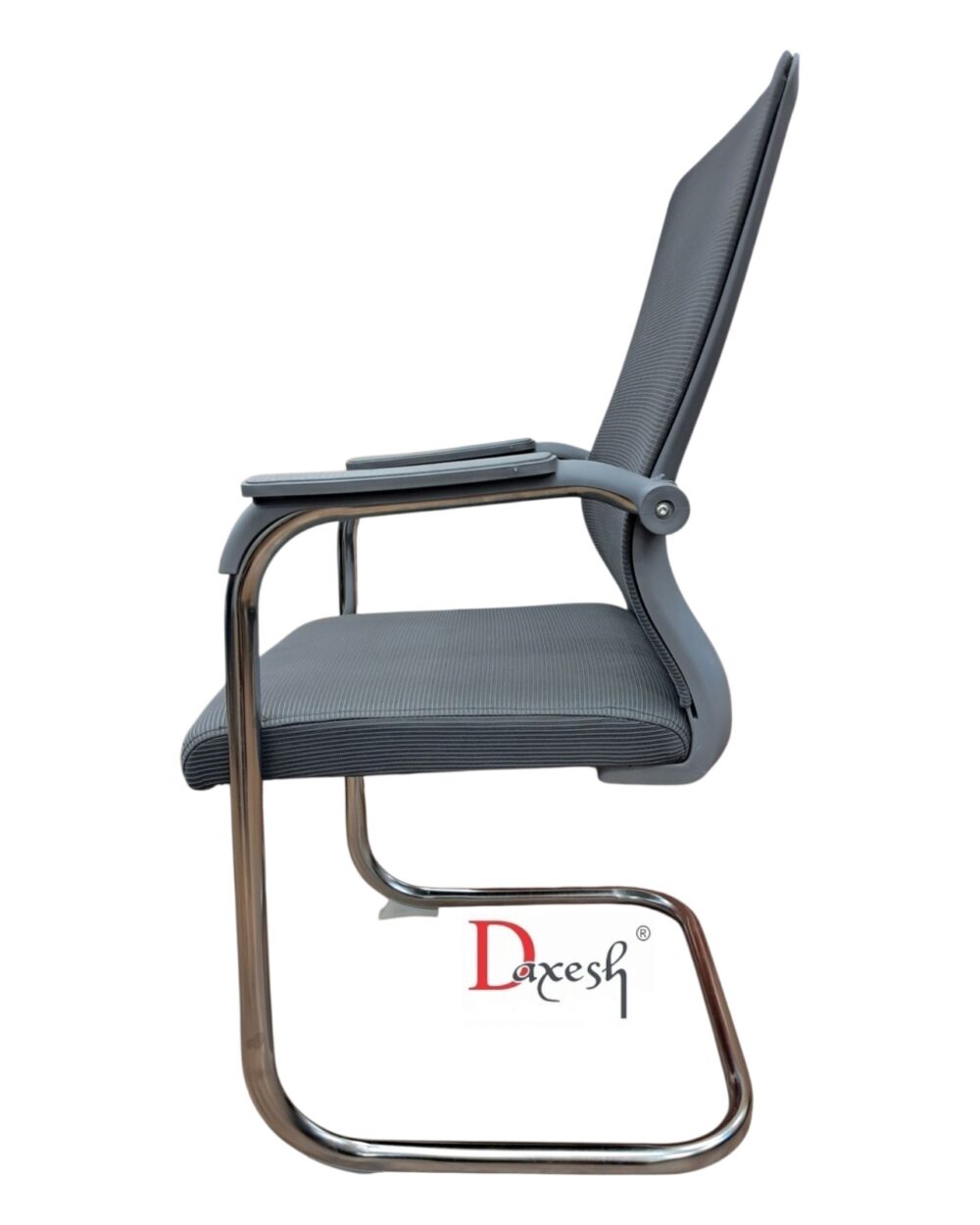 Fixed Chair with Chrome Finish DF - 3092 Grey - Image 4