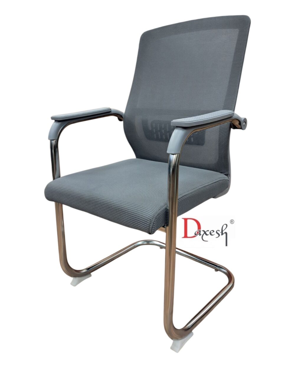Fixed Chair with Chrome Finish DF - 3092 Grey - Image 5