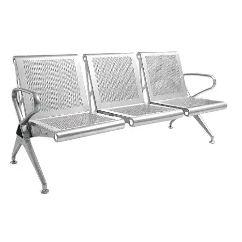 "Front view of airport seating."