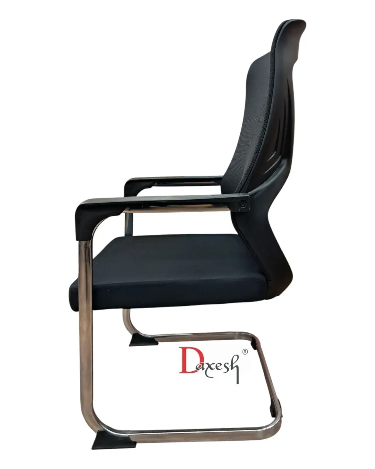 Fixed Chair with Chrome Finish DF - 3090 Black - Image 7