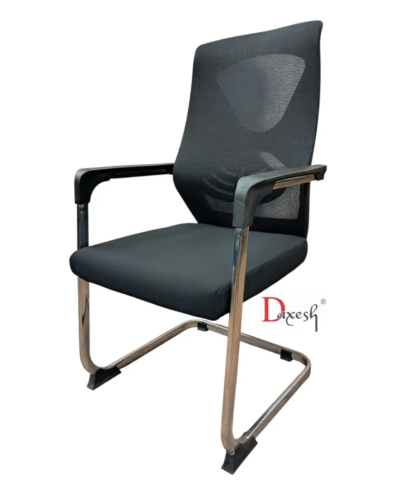 Fixed Chair with Chrome Finish DF - 3090 Black - Image 6