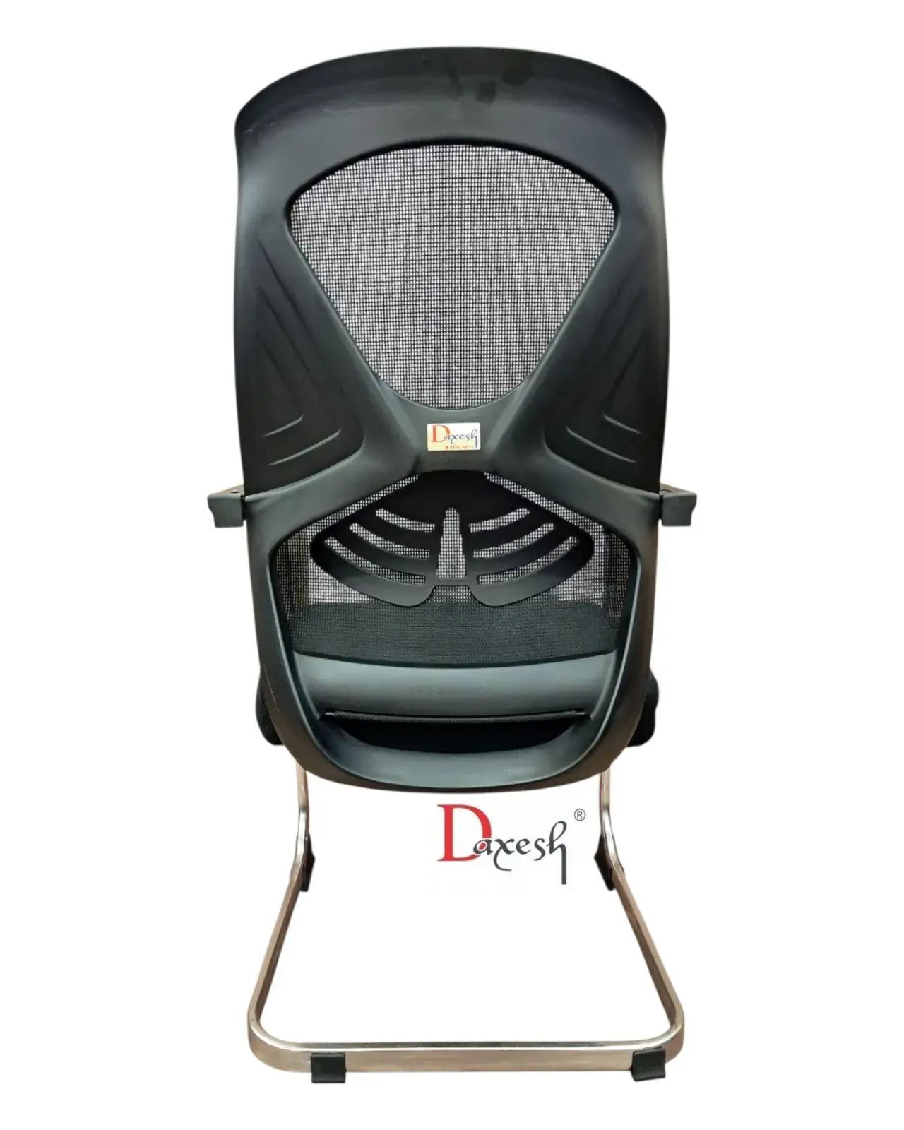 Fixed Chair with Chrome Finish DF - 3090 Black - Image 4