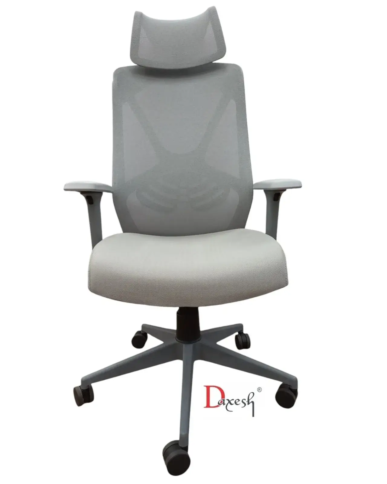 Grey Office Chair - Image 4