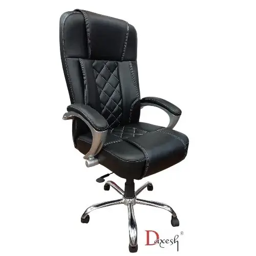 "Side view of mid back office chair