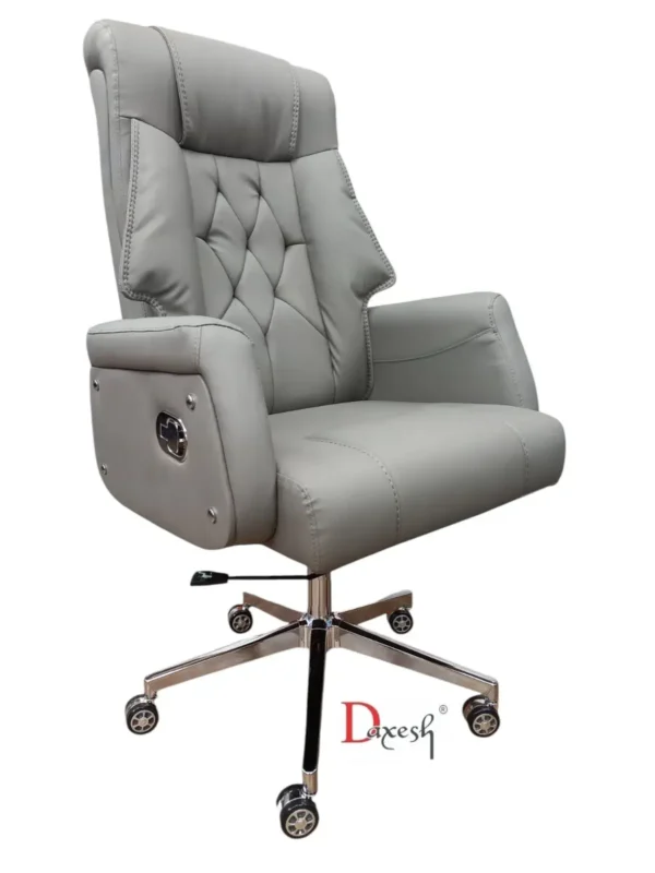 "Recliner office chair with multi-functional tilt and 360 degree swivel."