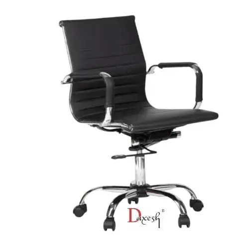 "Side view of small conference chair."